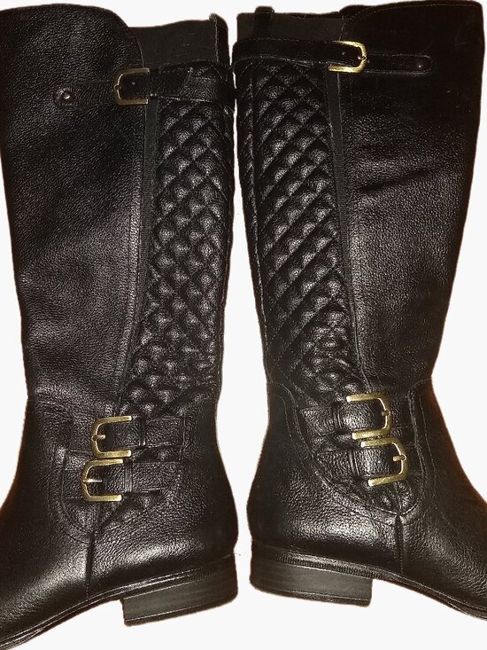 NATURALIZER N5 COMFORT KNEE HIGH BLACK BOOTS SIZE 6.5 US - Picture 13 of 14